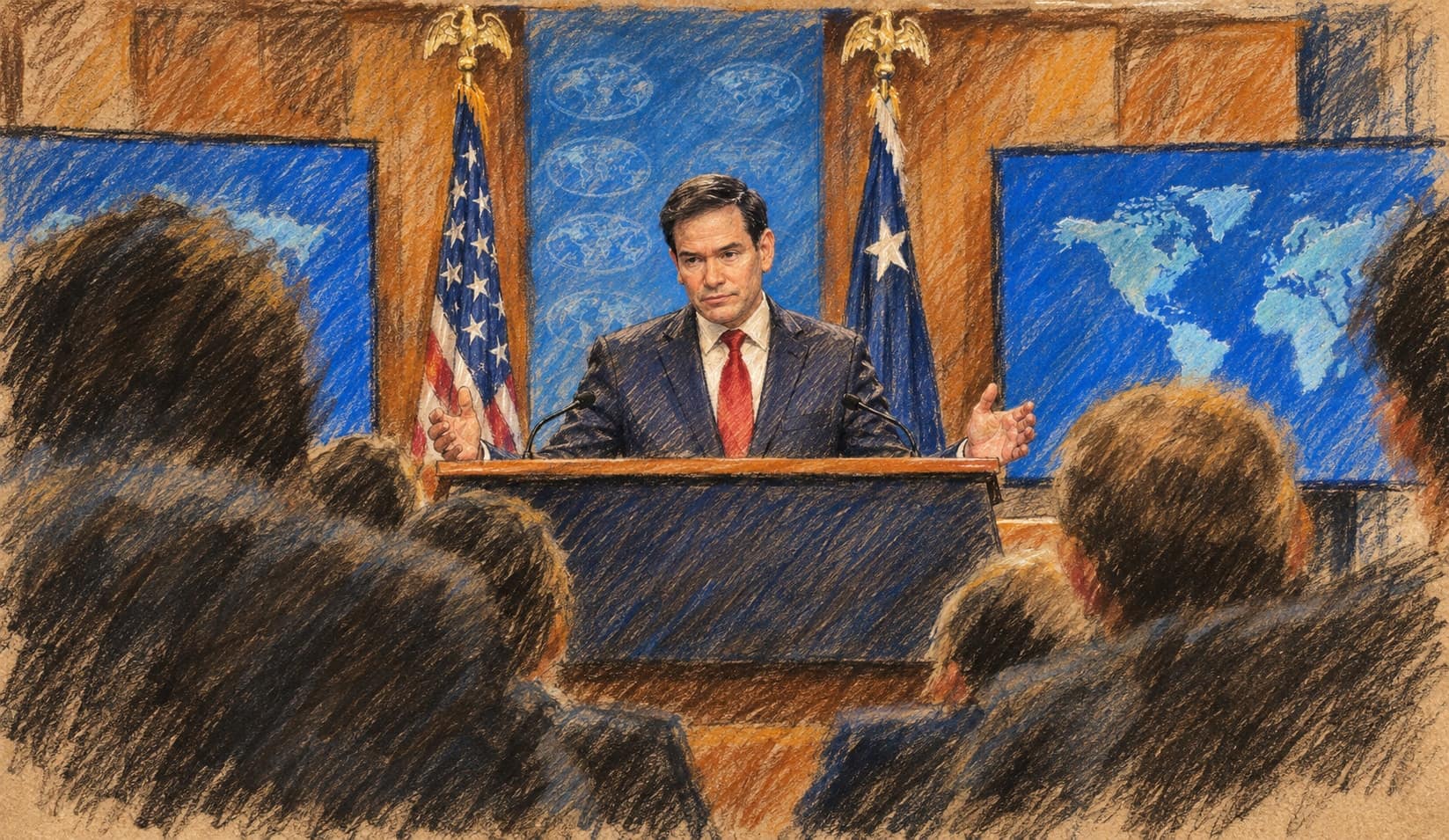 Rubio Denies Pause in U.S. Intelligence Sharing With Ukraine